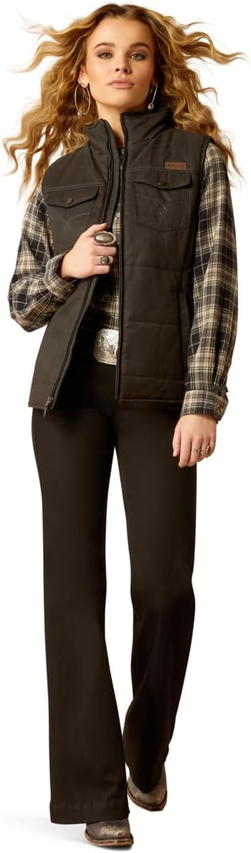 ARIAT Women's Grizzly Quilted Vest