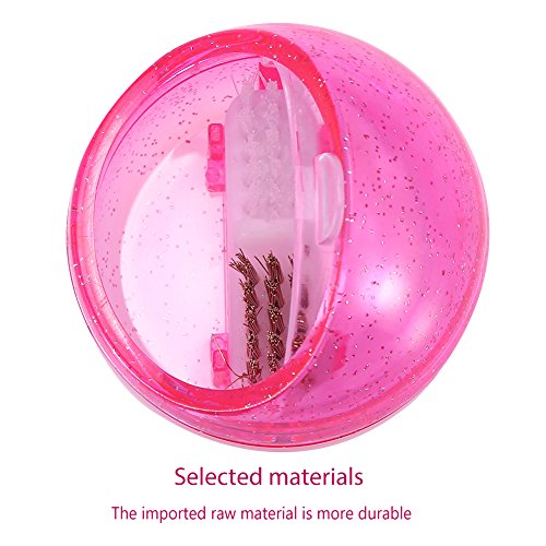 Mini Drill Bit Cleanser Box for Nail Art Drill Head Dual Clean Brush Portable Dust Cleaning Case Box Polishing Manicure Tool