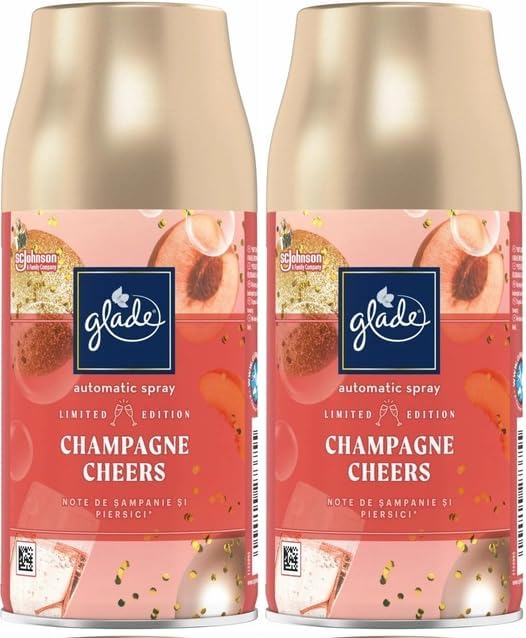 2 x Glade Automatic Spray Refill 269ml - Champagne Cheers