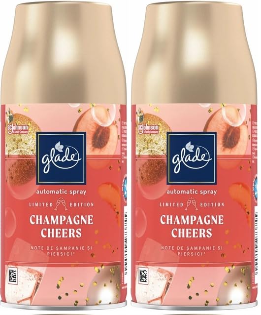2 x Glade Automatic Spray Refill 269ml - Champagne Cheers