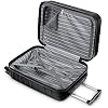 Skyway Epic 2.0 Hardside Lightweight and Durable ABS Shell Luggage, Spacious with 4-Wheel Spinners, Comfort Grip with Telescoping Handle, Men and Women, Black, 2-Piece Set (20, 24)