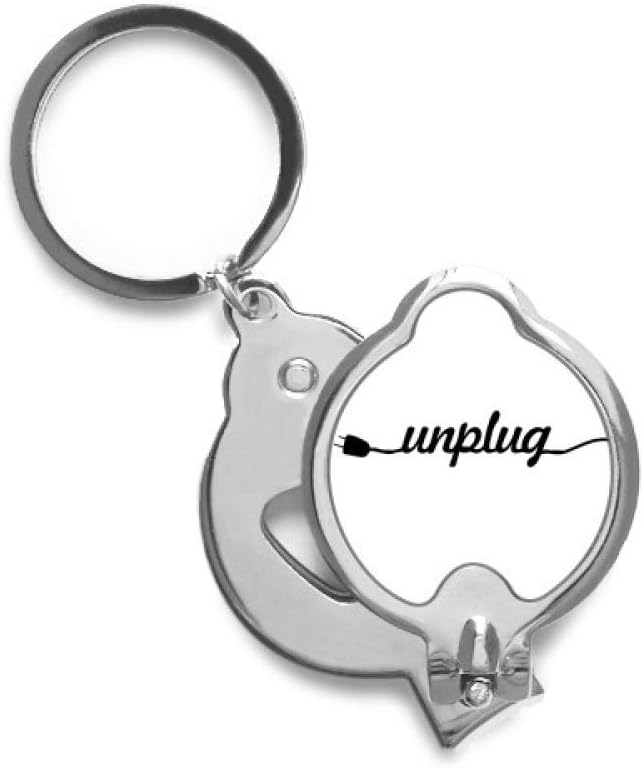 Unplug Quote Finger Nail Clippers Scissor Stainless Steel Cutter