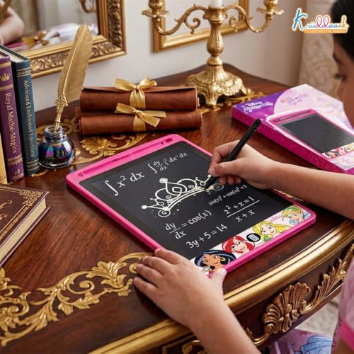 Image of Princess LCD Tablet, 8.5 Inch Electronic Drawing Pad & Tablet for Kids, Rewritable LCD Board, Toddler Travel Slate for Girls, Birthday Gift for 3 4 5 6 7 8 9 Year, Princess Theme Color