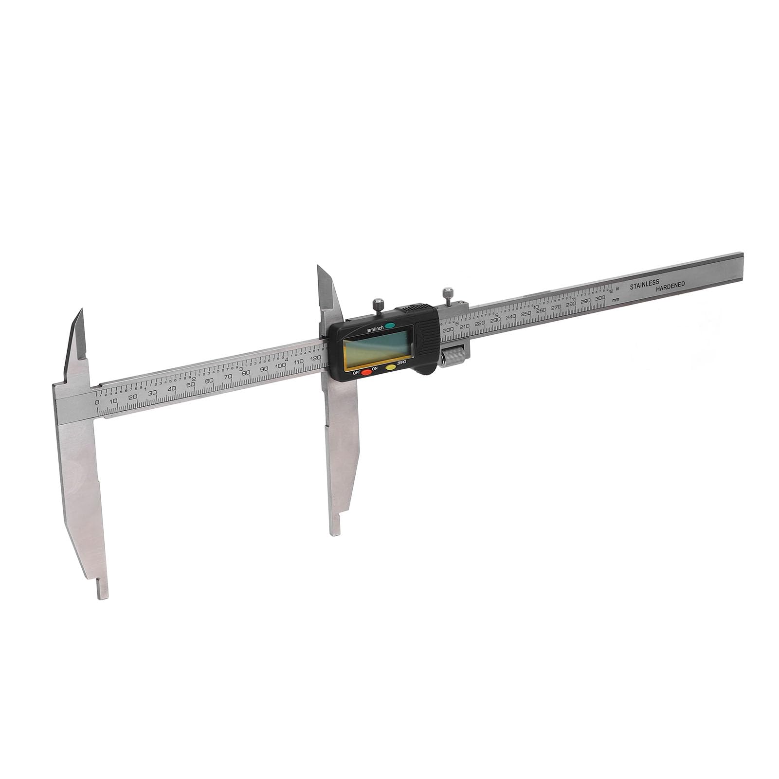 Alomejor Herramienta de Medición de Calibrador Digital de Alta Precisión 0-300 Mm para Joyeros, Mecánicos, Carpinteros, Acero Inoxidable