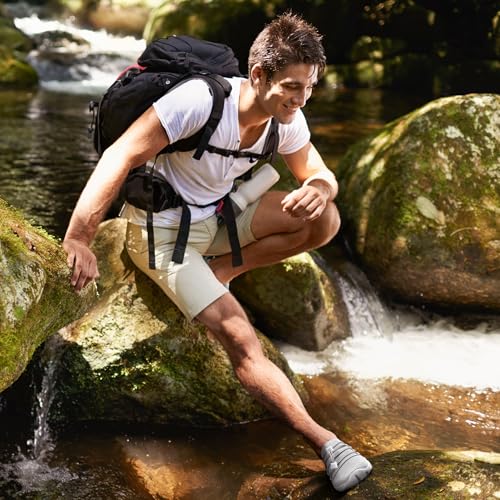 Image of SEEKWAY Mens Womens Water Shoes Quick Dry Aqua Shoes Barefoot for Beach Surf Hiking Pool Water Sports