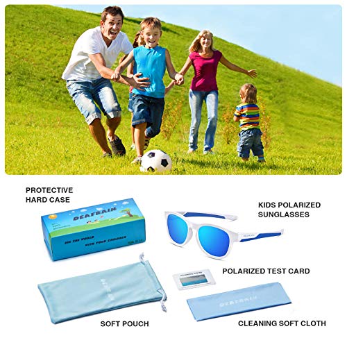 Deafrain Kids Polarized Sunglasses For Boys Girls Sport Child Youth Baseball Golf Glasses Age 5-13 #TOP6