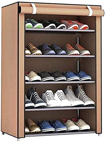 Meuble à chaussures CLSDRZC réglable en tissu Oxford pour 15 paires