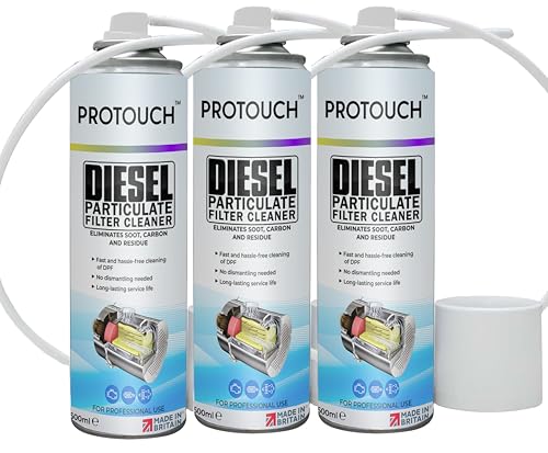 Diesel Particulate Filter Cleaner, 500ml, Professional DPF and EGR System Cleaner, Made in Britain, Pack of 3
