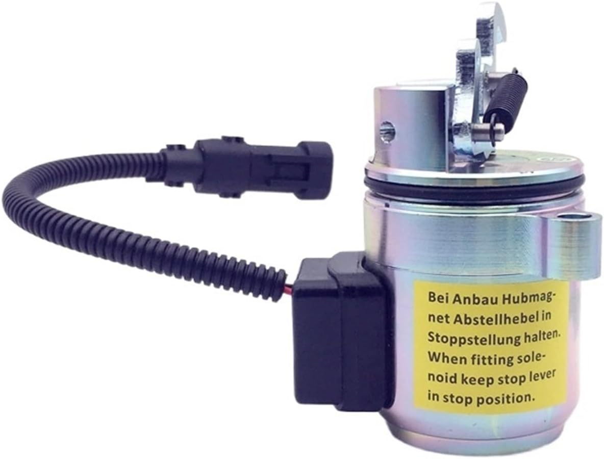 1pc Engine Fuel Shut Off Solenoid 0428-7583 0428-7116 12V/24V Diesel Generator Parts(12V)