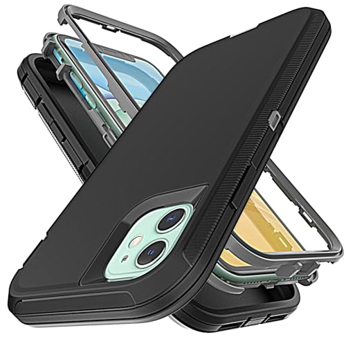 YmhxcY for iPhone 13 mini iPhone 12 mini Case Shockproof Dropproof Dust-Proof Drop Proof 3-Layer Durable Phone Case Heavy Duty Protection Phone Case Cover for iPhone 13 mini 5.4 inch-Black YmhxcY for iPhone 13 mini iPhone 12 mini Case Shockproof Dropproof Dust-Proof Drop Proof 3-Layer Durable Phone Case Heavy Duty Protection Phone Case Cover for iPhone 13 mini 5.4 inch-Black