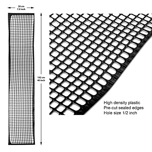 Mnul Tree Trunk Protector (Pack Of 5) With Zip Ties And Landscape Staples, 40" High, 2.5" Diameter #TOP1