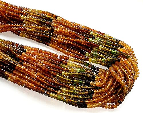 Perles tourmaline multicolores pour concevoir vos colliers d'été élégants en pierres naturelles