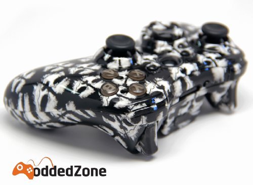 "Ghosts" Xbox 360 Rapid Fire Custom Modded Controller 40 Mods for All Major Shooter Games, Quick Scope, Sniper Breath, Burst Fire, Jump Shot and More