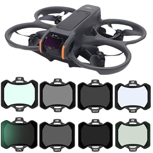 DJI Avata 2�h���[�� �Ή� �����Y�t�B���^�[ �t�B���^�[�L�b�g ���w�R�[�e�B���O HD�j���[�g�����f���V�e�B�t�B���^�[ (UV/CPL/ND8/ND16/ND32/ND64/STAR/NIGHT)
