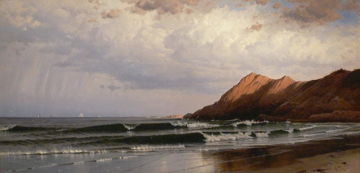 Tableau Le temps et la marée d'Alfred Bricher pour habiller un grand mur vide - 5
