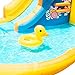 Banzai Duck Blast 14.4' L x 9.5' W x 8' H Inflatable Water Park with Waterslide and Water Cannon
