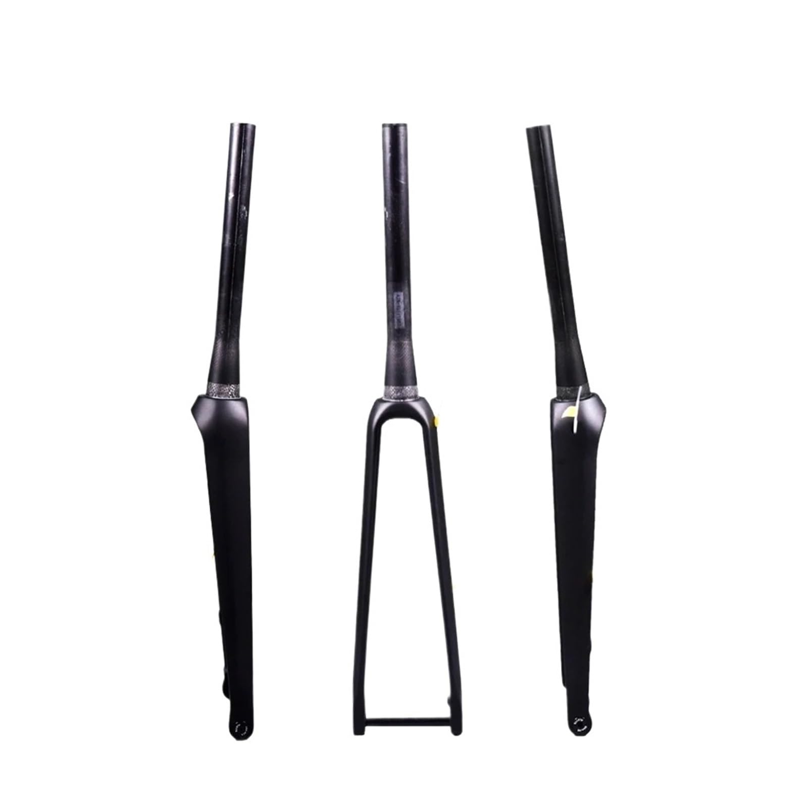 Generisch 700C Carbon Road Fahrrad Gabel Konischer Gabelschaft Steckachse 100x12mm UD Scheibenbremse 140/160mm Fahrrad Ersatzteile