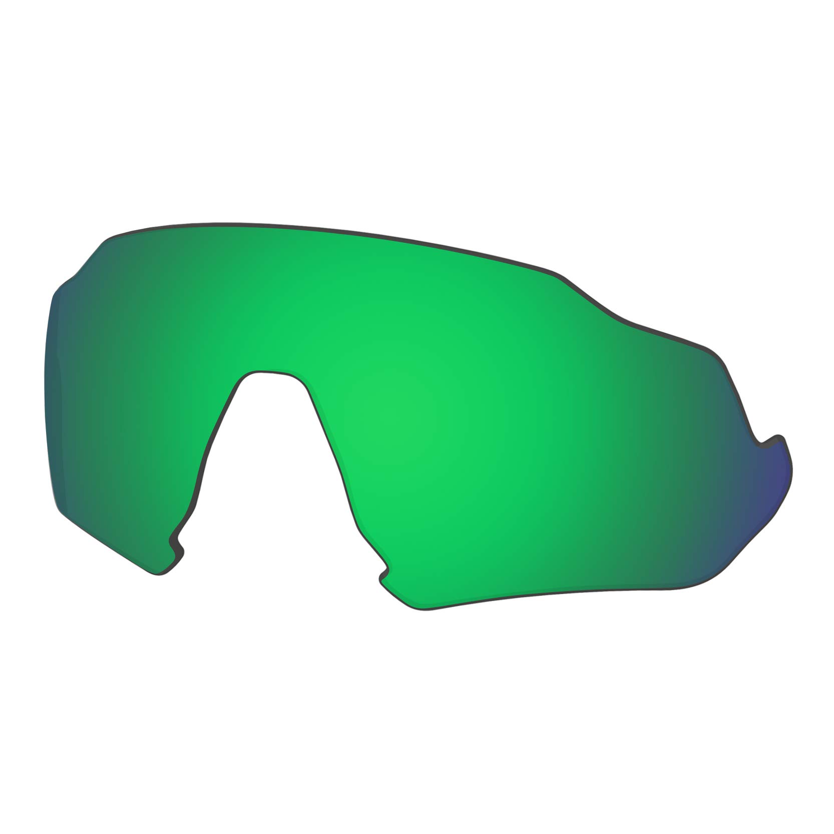 Predrox Green Mirror Flight Jacket Lenses Replacement for Oakley Sunglass OO9401 Polarized