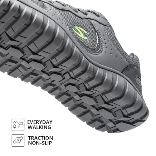Image of HOBIBEAR Unisex Barefoot Shoes, Wide Toe Box, Lightweight Walking Sneakers | Roomy Toe Box,No Arch Support,Breathable Canvas,Flexible Non-Slip Sole,Machine Washable,Lace-Up,Walking,Daily Wear