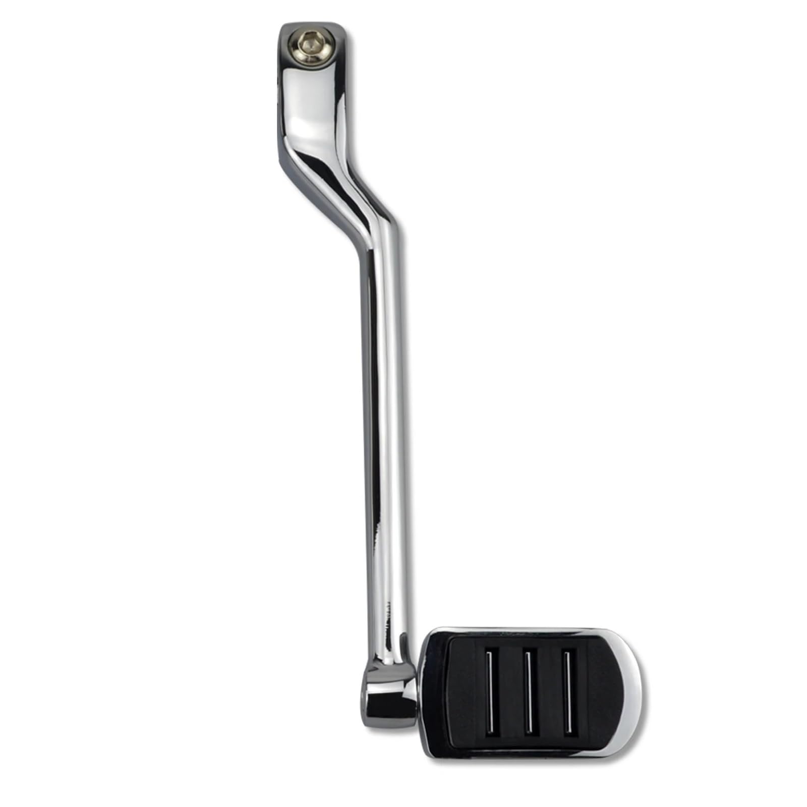 LKHJDBIY Shift Peg Motorcycle Heel Toe Shifter Fit for Harley Davidson Softail Springer Electra Glide Road King Fat Boy FLHX FLS Street CVO Heel Toe Shifter Levers(Chrome Left Front)