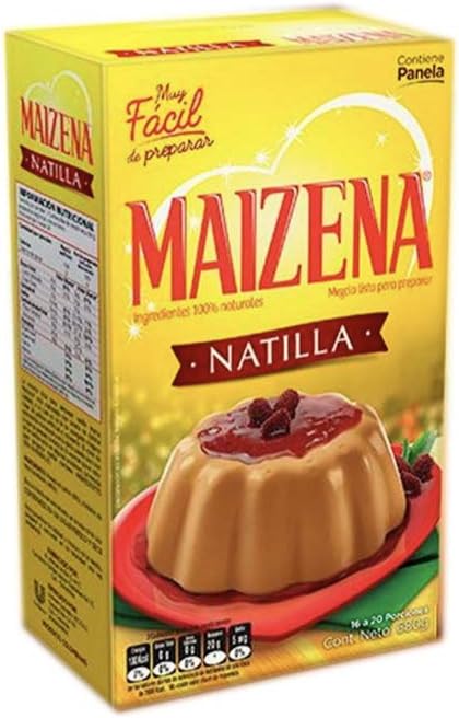 MAIZENA Natilla Colombiana Tradicional - Colombian Custard Dessert 600G Original Flavor