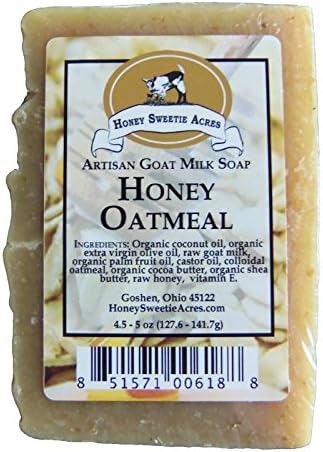 Honey Sweetie Acres Goat Milk Soap, Oatmeal