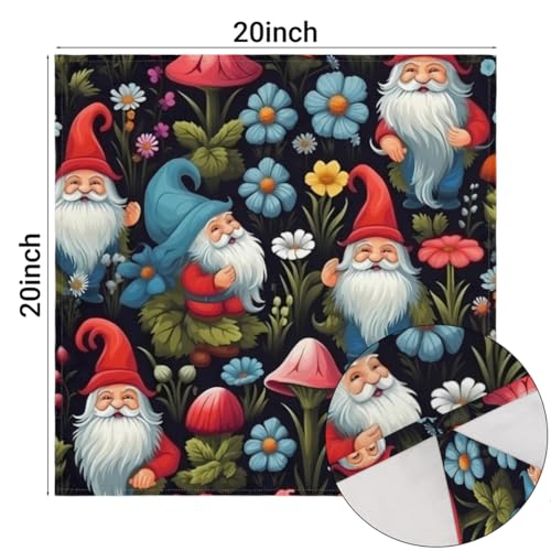 Set de 4 Servilletas de Tela 20x20 pulgadas Multicolor miniatura 3