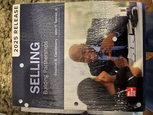 Selling: Building Partnerships, 2025 Release, McGraw Hill, College Textbook