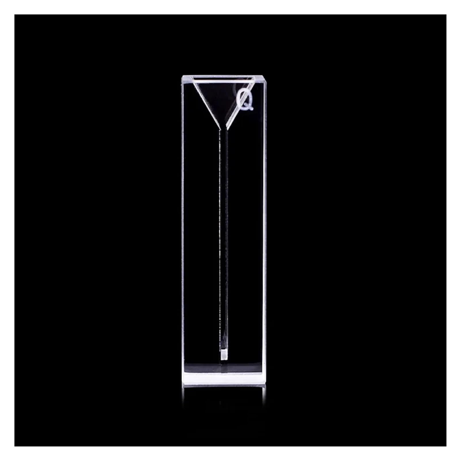 Laborgeräte 1 Stück Mikroquarz-Fluoreszenzküvette mit Deckel 350ul