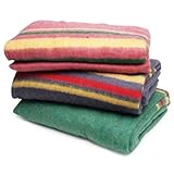 RoadPro RPAPB1 85' x 62' Assorted Colors Travel Blanket