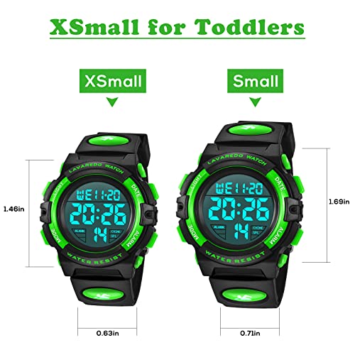 Image of Kids Watch,Boys Watch for 3-15 Year Old Boys,Digital Sport Outdoor Multifunctional Chronograph LED 50 M Waterproof Alarm Calendar Analog Watch for Children with Silicone Band,Kids Gift