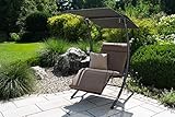 Angerer Swing Smart Hollywoodschaukel Taupe 1-Sitzer - 5