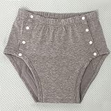 Incontinence Care Panties, Reusable Bedwetting Diapers for Elderly Adults, Washable Underwear for Elderly Patients Pregnant Men Women ,M,Light Gray