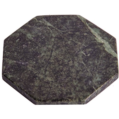 Set Of 6 - White Marble Stone Coasters Octagonal Polished Coasters – 3.5 Inches (9 Cm) In Diameter – Protection From Drink Rings -Craftsofegypt… #TOP1