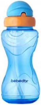 Neon Mavi Pipetli Spor Bardak Bebedor