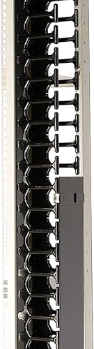 Miniatura 5 de RAISING ELECTRONICS Manager plástico vertical del cable de una pieza 42 U para los gabinetes de los estantes de los servidores