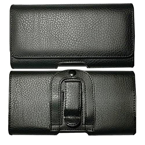 Image of TDG Pu Leather Belt Pouch Holster for Apple iPhone Smartphones & Mobiles (Display 5 to 6.7 inches) (iPhone 14 Pro)