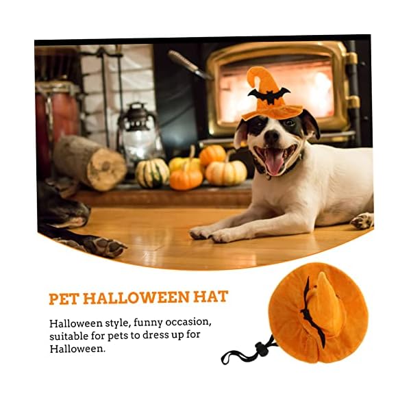 Bestoyard 2 pcs pet hat spider costume prom gifts mini gifts halloween pet costume dog costume hats dog costume pumpkin hat felt cloth cat hat cat halloween headgear halloween funny pet hat - image 10