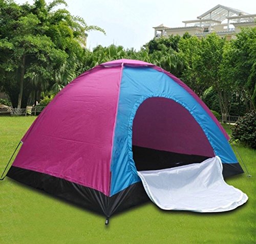 Image of KriShyam 2-Person Camping Tent - Includes Carrying Bag - Lightweight Portable Dome Tent for Backpacking, Hiking, or Beach for Indoor & Outdoors
