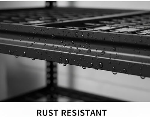 Miniatura 5 de FLEXIMOUNTS Estantería de garaje, estantería resistente de 2000 libras, estantes de almacenamiento de garaje de 5 niveles, estantes industriales