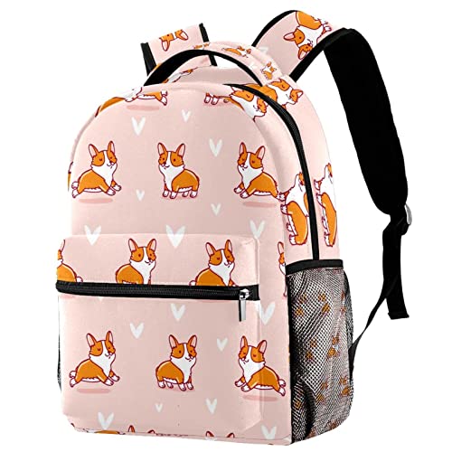 Sac à dos voyage corgi rose compagnon joyeux pour vos aventures et études