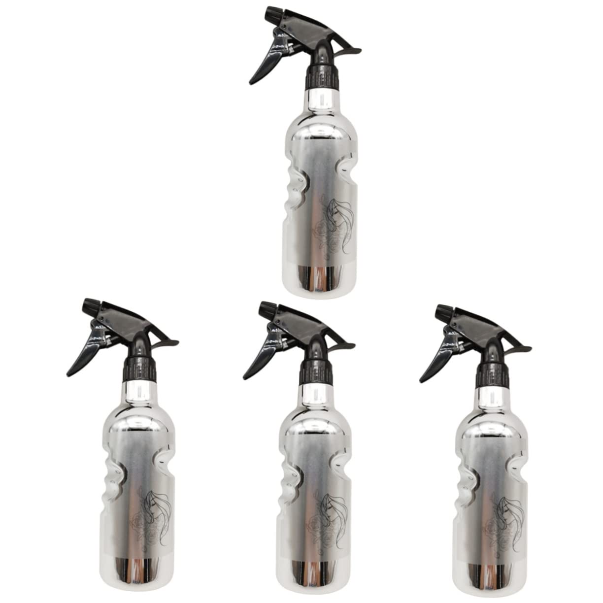 Cabilock 4pièces Bouteille Vaporisateur Rétro Pour Coiffeurs Spray De Salon à Brume Fine Pour Soins Capillaires Et Hydratation Des Cheveux