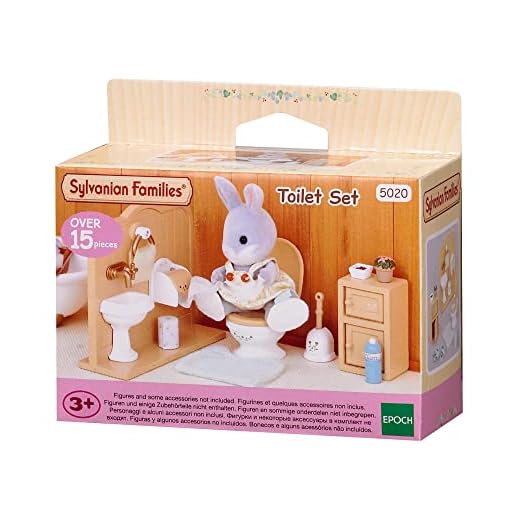 Sylvanian Families- Toilet Set Mini muñecas y Accesorios, Multicolor (Epoch para Imaginar 3563)