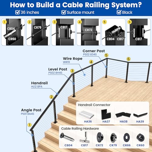 image for [Upgraded Version] Muzata 2 Pack 6'6
