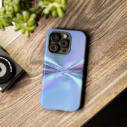 Coque iPhone 15 Pro Bleu protégez votre mobile avec style motif spirale - 3