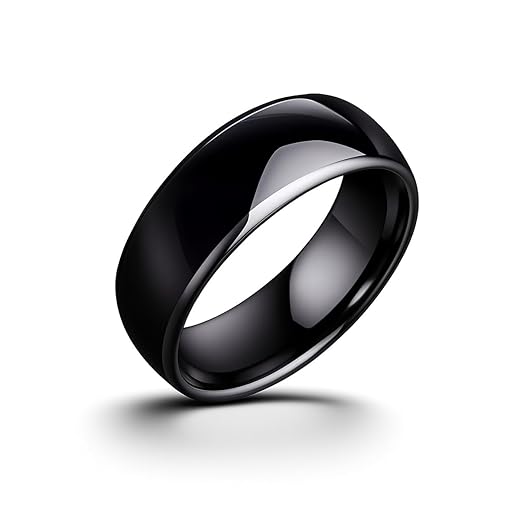 Keysy Rewritable RFID Ring 125kHz T5577 for Access-Control (Black, 11)