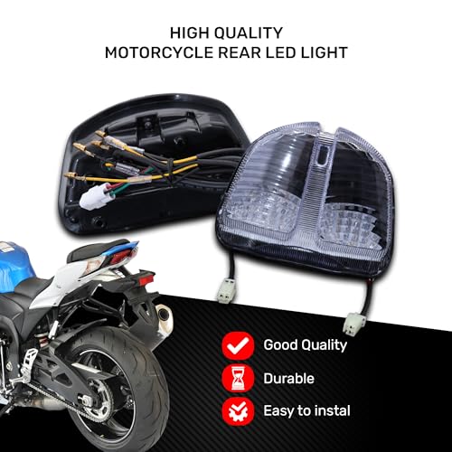 Feu stop LED GSXR 600 2006 feu arrière blanc avec clignotant