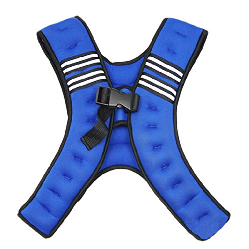 Fitness House FH - Chaleco lastrado, color azul, 5 kg