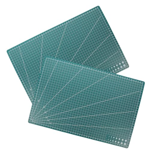 IWOWHERO Reusable Cutting Mats Pcs Plastic Cutting Mats Flat Surface No Burrs for Quilting Scrapbooking Engraving Art Handcrafts for Teachers Students Craftsmen