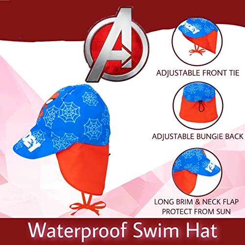 Marvel Spiderman Beach Hat For Boys, Legends Swim Hat For Kids, Toddler Spiderman No Way Home Hat, Kids Sun Hat Blue #TOP3